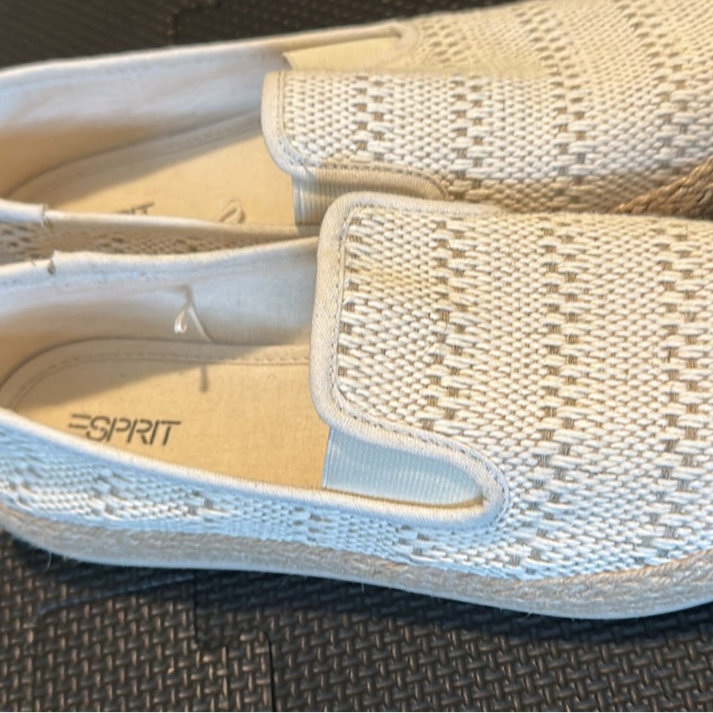 Esprit Women's Cream Espadrille Slip-Ons